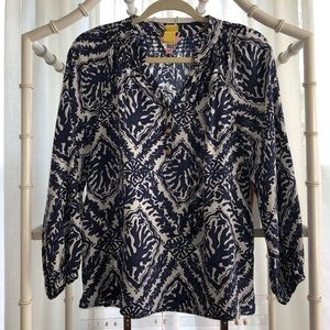 Lilly Pulitzer silk elsa top size xs